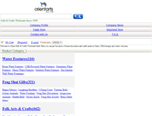 Tablet Screenshot of orientarts.com